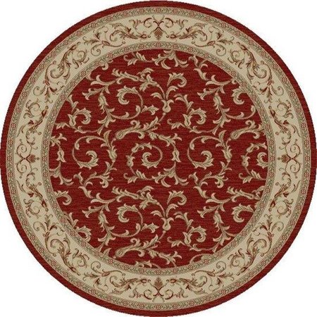 CONCORD GLOBAL TRADING Concord Global 43907 7 ft. 10 in. x 9 ft. 10 in. Jewel Veronica - Red 43907